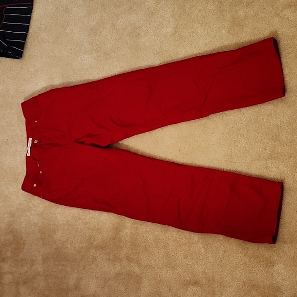 Cherry Red Denim vintage Tommy Hilfiger jeans - Picture 2 of 5